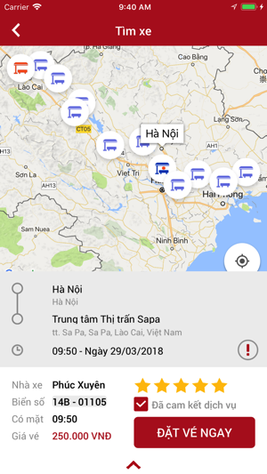 Phúc Xuyên-Mua vé xe Online(圖4)-速報App