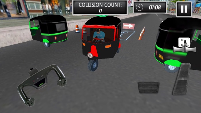 嘟嘟车人力车停车场2018年