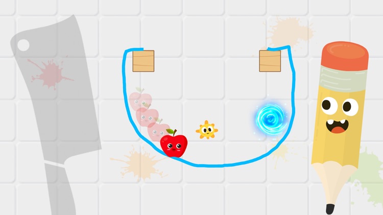 Fruit Escape: Draw Line