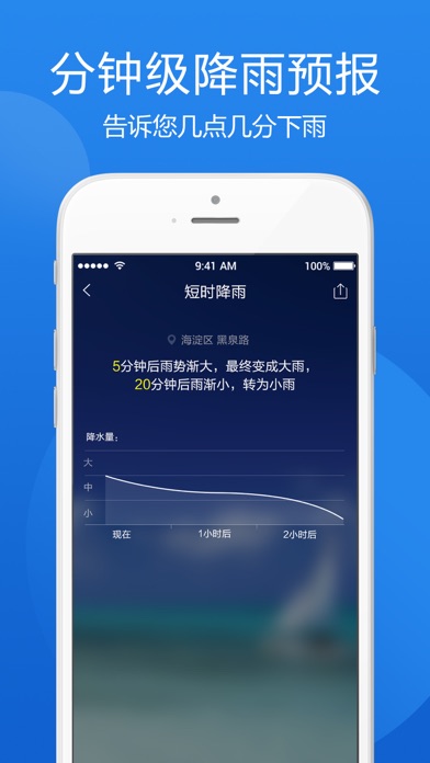鲨鱼天气-震撼实景天气精准预报2小时降雨 screenshot 2