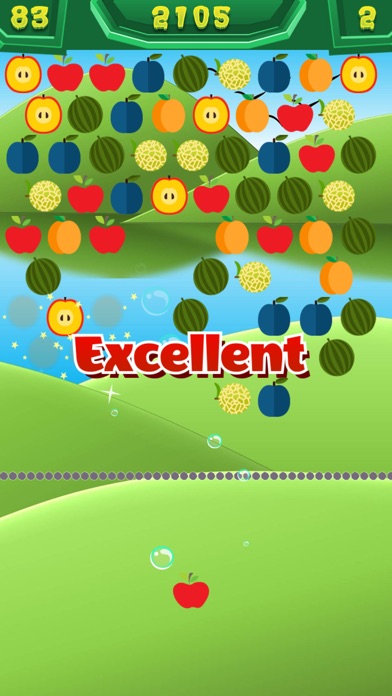 Fruits Bubble Shooter Puzzle Games screenshot 2