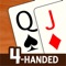 Full-featured, ad-supported pinochle app for iPhone, iPad, and iPod touch