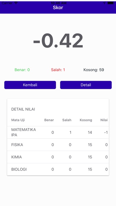 Simulasi SBMPTN screenshot 4