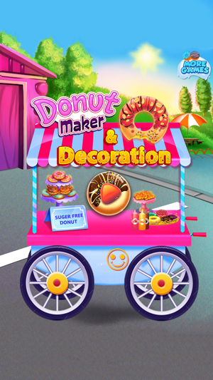 Donut Maker and Decoration-Cooking game