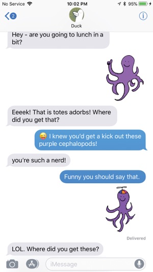 Happy Octopi Stickers