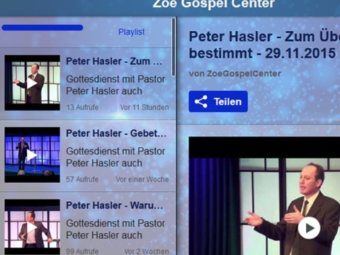 Zoe Gospel Center screenshot 2