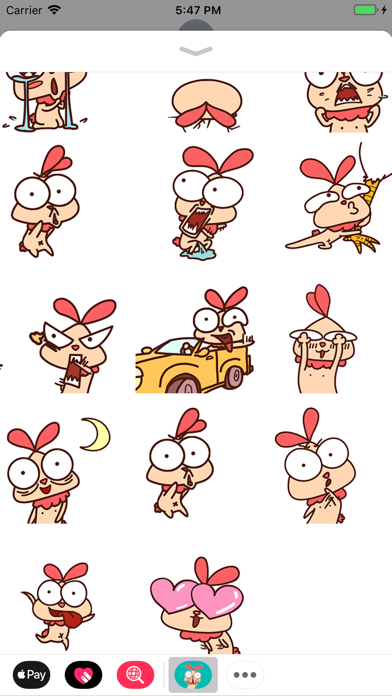 Funny Chick Animated Stickers screenshot 2