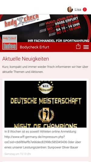 Bodycheck Erfurt App(圖1)-速報App