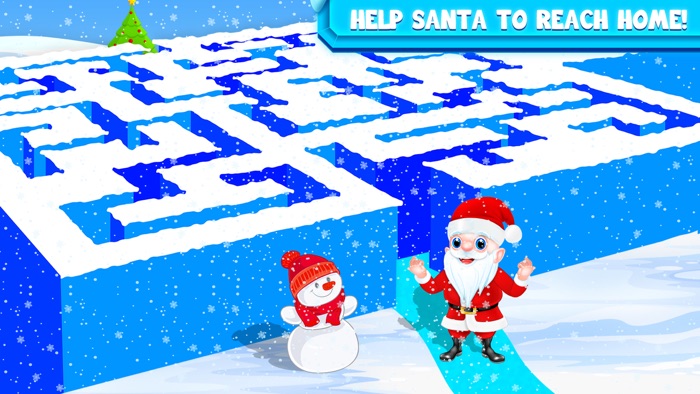 Kids Maze  Christmas Puzzle