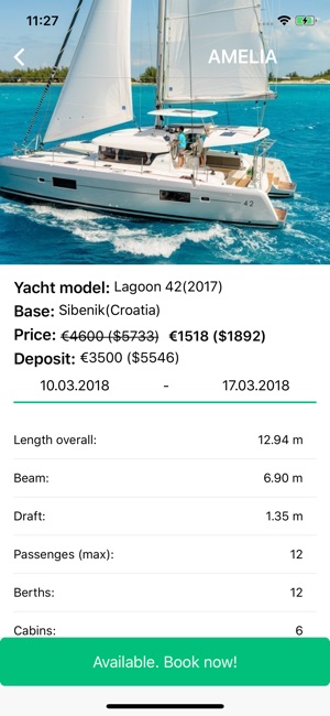 12 Knots | Yacht charter(圖5)-速報App