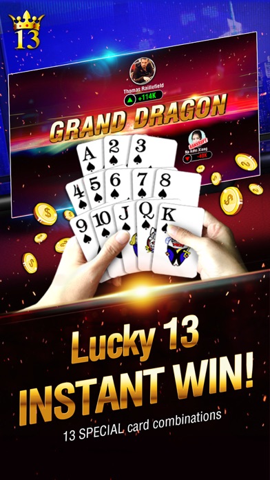Lucky 13: 13 Card Poker Puzzle 1.2.2 IOS -