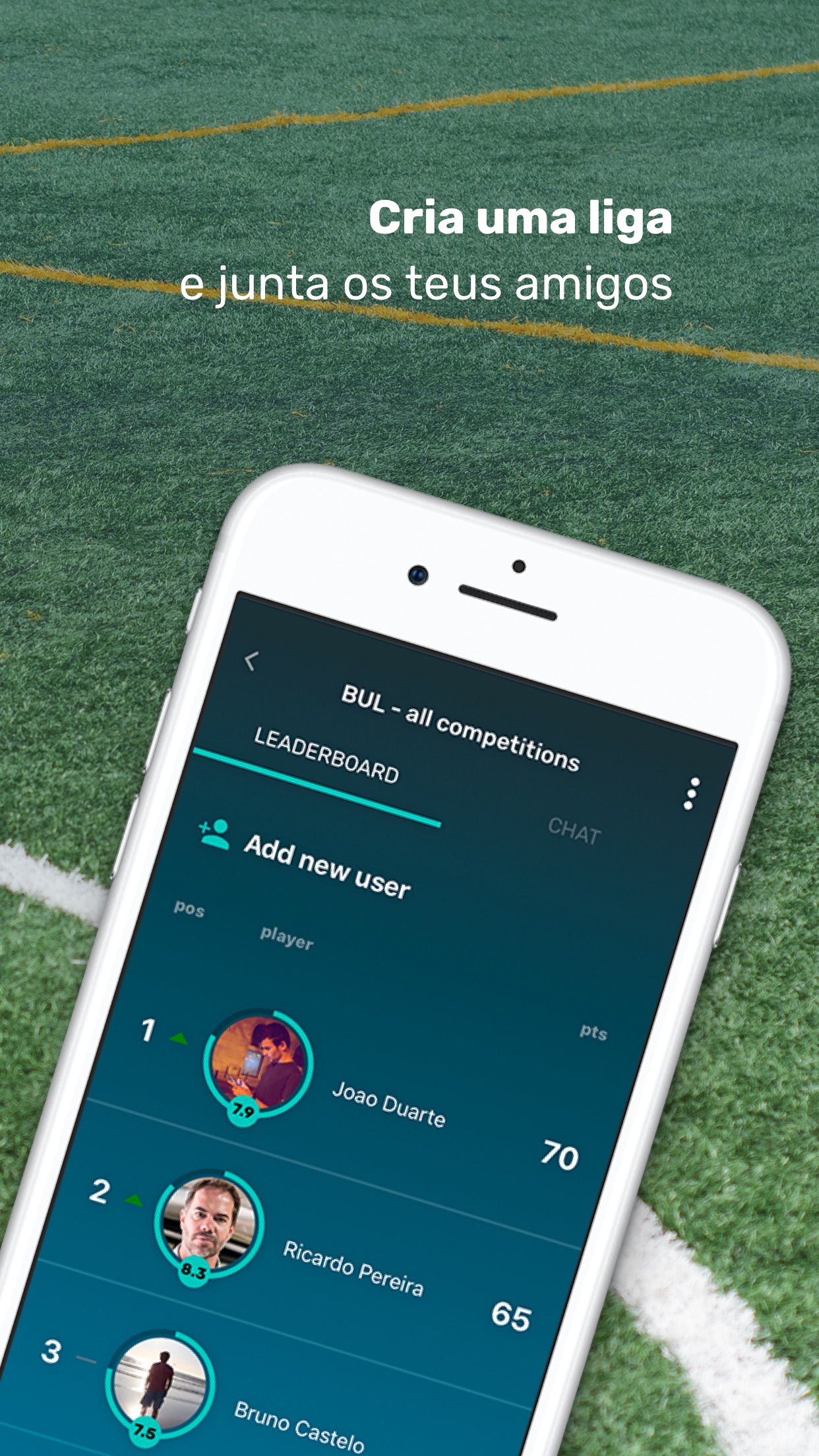 Screenshot do app Bolão futebol | Kiss my Score