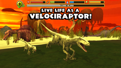 How to cancel & delete Dino Simulator: Velociraptor from iphone & ipad 1