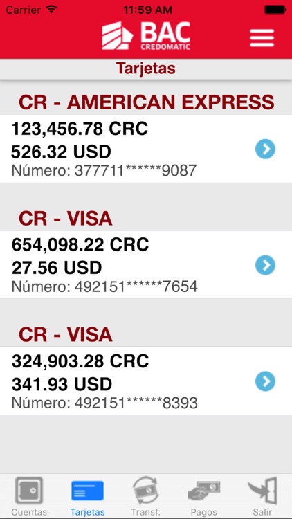 Banca Móvil BAC Credomatic
