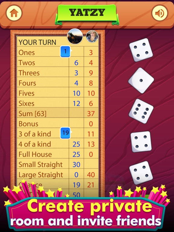 online free yahtzee game