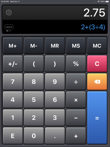 Скриншот из Calculator HD Pro