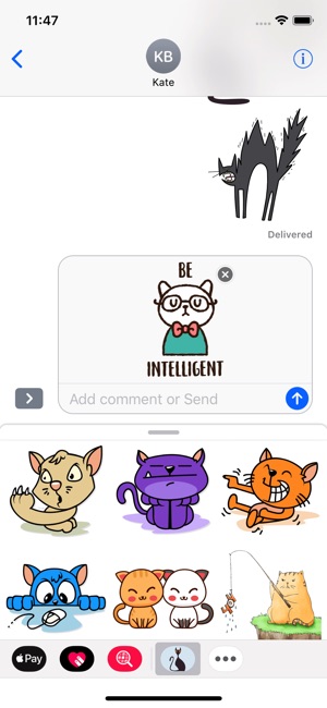 Funny Cat Emotions Stickers(圖2)-速報App