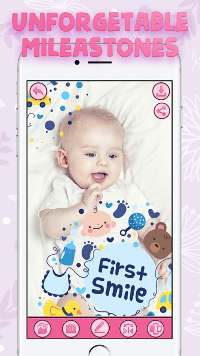 Baby Milestones Frames screenshot 3