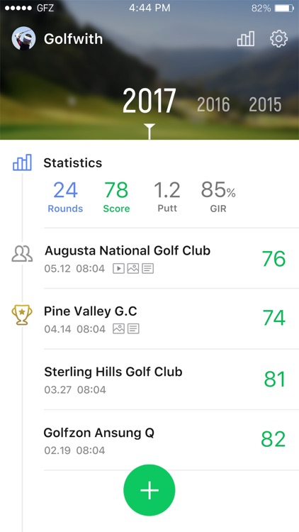 Golfwith : Golf Scorecard