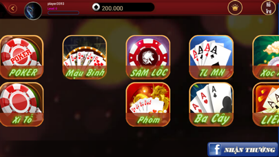 Rikvip - Game Bai Lieng Sam Phom Mau Binh Online 1.0.0 IOS -