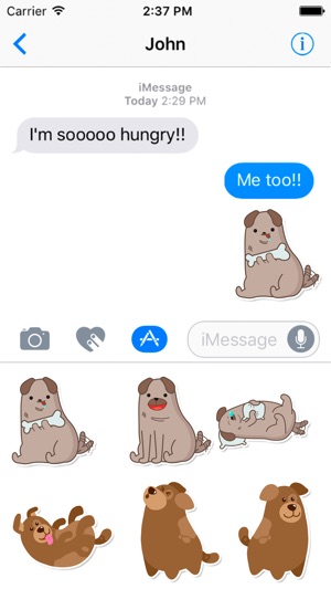 Funny Dog Sticker pack for iMessage(圖1)-速報App