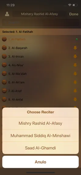 Game screenshot Quran Recitation apk