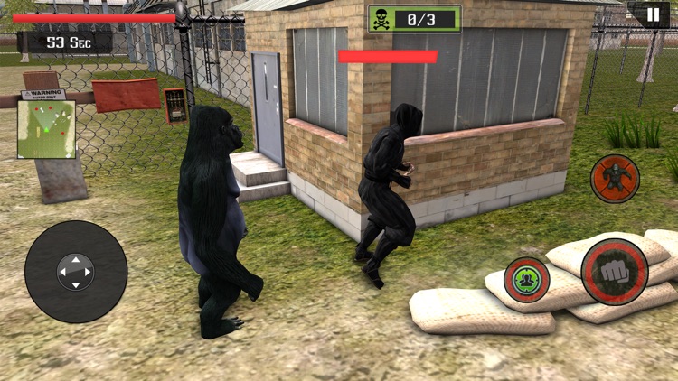 Ape Vs Ninja Assassin Fighting screenshot-4