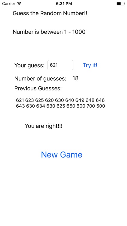 Guess the Random Number screenshot-3