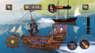 Pirate Ship Sea Battle 3D screenshot 2