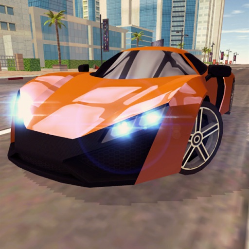 Race of Fast Cars In the City iOS App