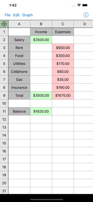 Utility Spreadsheet Pro