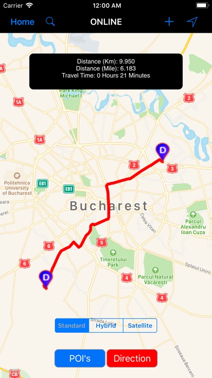 Bucharest (Romania) – City Map