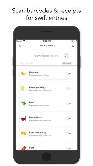 NoWaste - Food Inventory List on the App Store