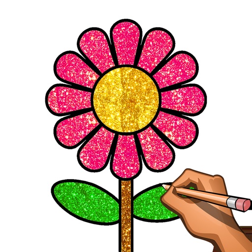 Easy Pretty Flowers Drawing and Coloring for Kids by pimporn  rungratikunthorn