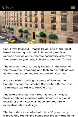 Park Hyatt Istanbul screenshot 2