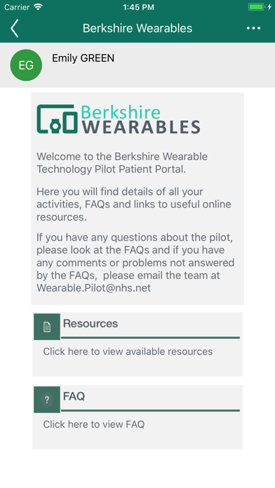 Berkshire Wearables screenshot 2