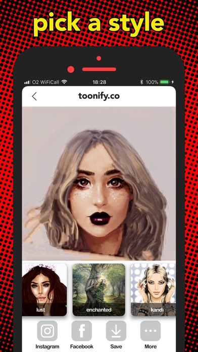 toonify - face filters with AI screenshot 2