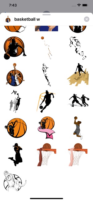 Women's Basketball Stickers(圖5)-速報App