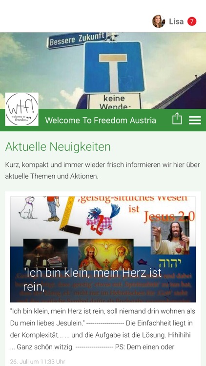 Welcome To Freedom Austria