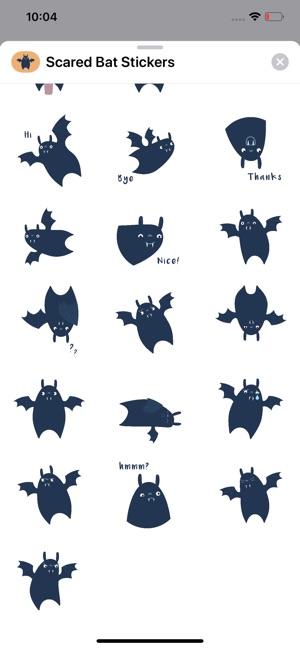 Scared Bat Stickers(圖3)-速報App