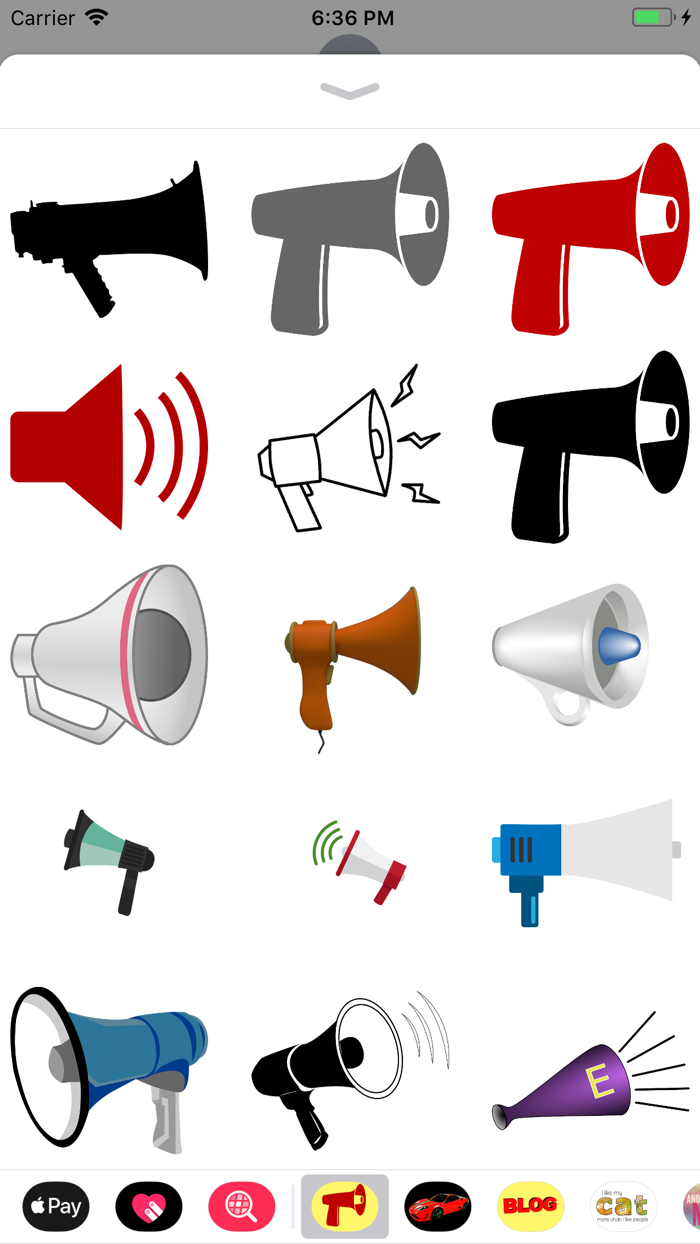 Megaphone Stickers