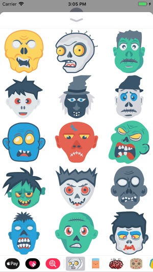 Zombie Faces Stickers(圖3)-速報App