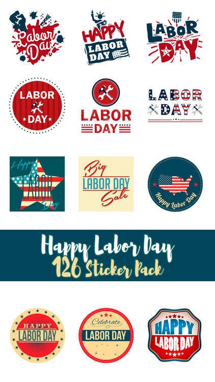 Happy Labor Day - Stickers for Message