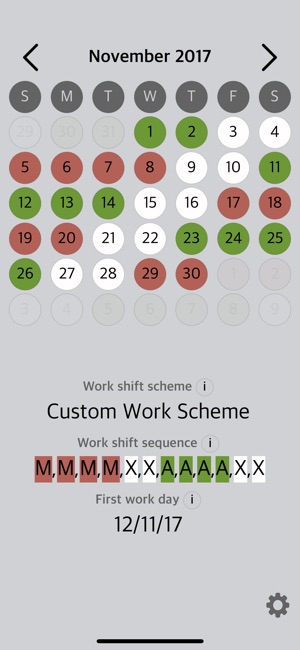 Rosta – My Shift Work Calendar(圖5)-速報App