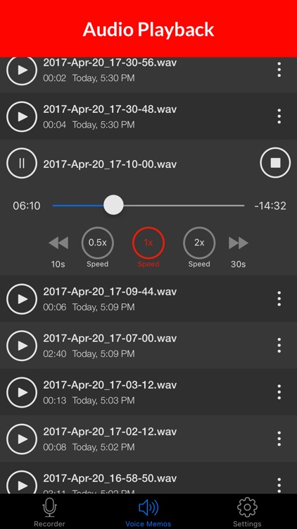 Voice Recorder & Audio Memos screenshot-1