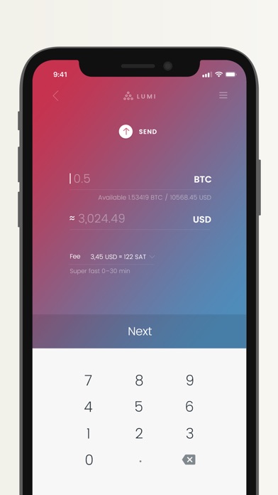 Lumi Crypto & Bitcoin Wallet screenshot 3