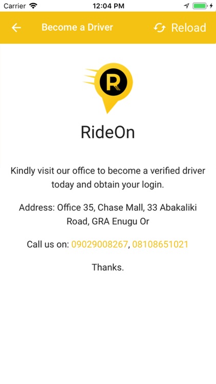 RideOn-Driver