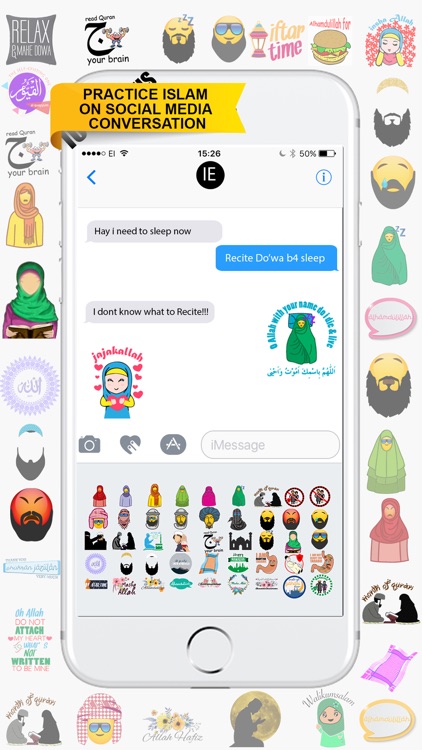 IslamEmoji-Halal Emoji keyboard.Sticker & smileys screenshot-3