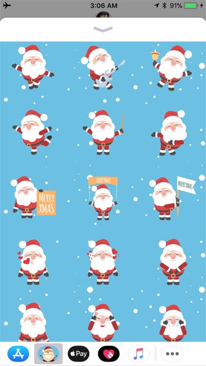 Santa Funny Stickers screenshot-3