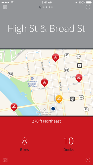 Columbus Bikes — A One-Tap CoGo Bike Share App(圖3)-速報App